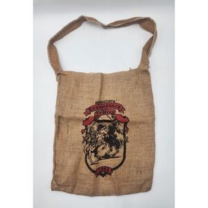 VTG Minnesota Renaissance Festival 1989 Tote Crossbody Bag Burlap KEEPSAKE‎